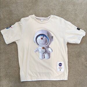 NASA Astronaut Graphic Tee - Cream